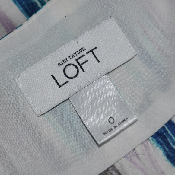 ANN TAYLOR LOFT Striped Empire Waist Slip Dress - Picture 5 of 7